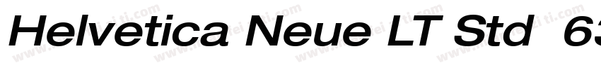 Helvetica Neue LT Std  63 Medium Ex字体转换